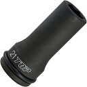 TOP工業(トップ工業) インパクトレンチ用 ディープソケット(差込角19.0mm) 6角サーフェイス 深穴ナット作業向け 高耐久【リング・ピン付】 PT-62...