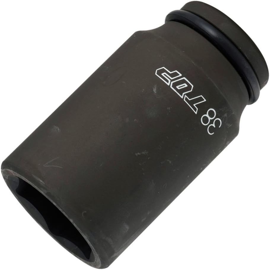 TOP工業(トップ工業) インパクトレンチ用 ディープソケット(差込角19.0mm) 6角サーフェイス 深穴ナット..