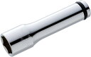 TOP工業(トップ工業) 建築用 ロングインパクトソケット 差込角12.7mm 6角サーフェイス 深穴・長ボルト作業向け 高耐久【リング・ピン付】 EPD-24...