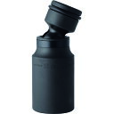 TOP工業(トップ工業) インパクトレンチ用 ユニバーサルソケット(差込角19.0mm) 6角サーフェイス 障害物回避・狭所作業向け 高耐久【リング・ピン付】 ...