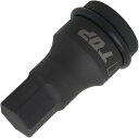 TOP工業(トップ工業) インパクトレンチ用 ヘキサゴンソケット 差込角12.7mm 六角穴付きボルト対応 高耐久【リング・ピン付】 PHB-417 差込角:1...