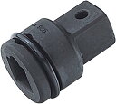 TOP工業(トップ工業) インパクトレンチ用 ソケットアダプター 差込角12.7mm 9.5mm 変換 高耐久【リング・ピン付】 PAD-43 差込角凹12.7...