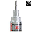 S-TOOL シングル差替ソケット SS-30 30mm対応 高耐久ビット差替式 12角 インパクトドライバ対応【18V・40V対応】
