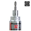 S-TOOL シングル差替ソケット SS-32 32mm対応 高耐久ビット差替式 12角 インパクトドライバ対応【18V・40V対応】