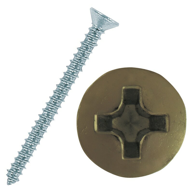 BAUHAUS(バウハウス) 木手すり用ビス（150本入り） BH-37B ＋皿3．5×40 ブラウン 040-2648