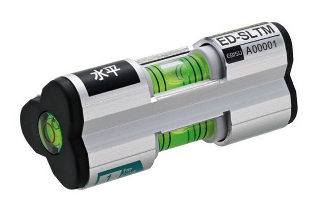 EBISU(エビス) スロープレベル トライ 磁石付 ED-SLTM シルバー 2勾配 測定 V溝付き アルミ 気泡管 水..