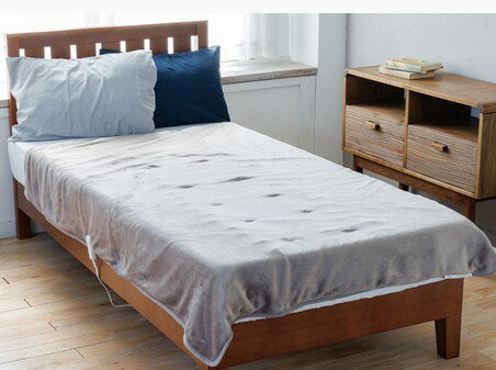 広電 KODEN 電気毛布 かけしき フランネル VWB551R-MM モカ 188x130cm 55W 丸洗いOK 室温センサー 省エネ約38% ダニ退治