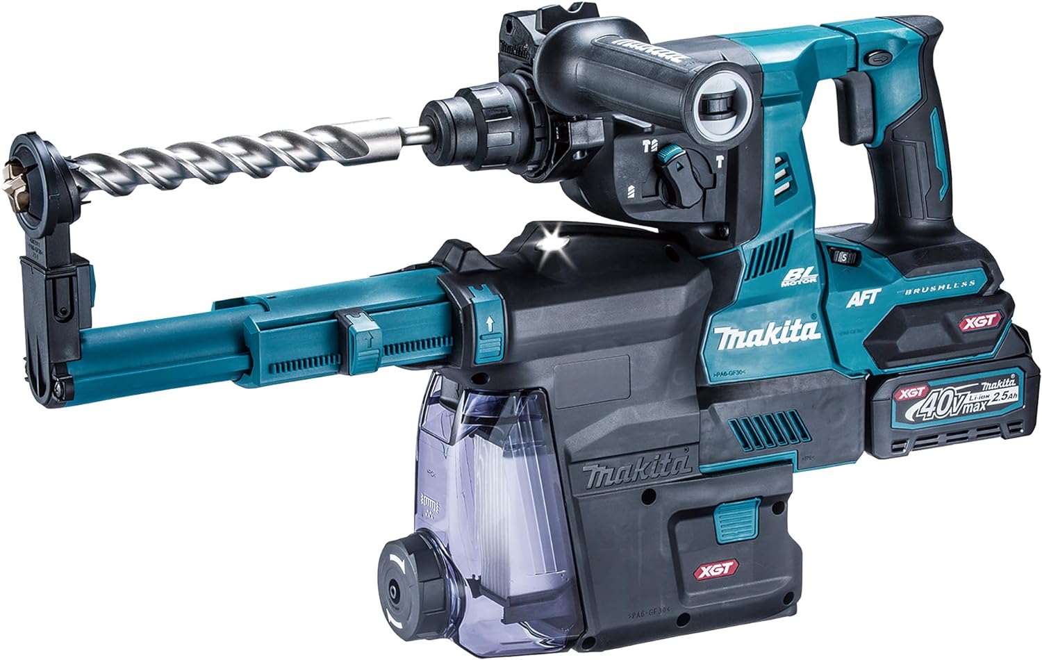 マキタ(makita) HR001GRDXV 28mm充電式ハンマードリル 青 40V【集塵システム/バッテリー/充電器セット】【3193】