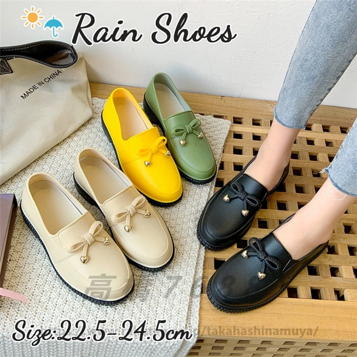 レインシューズ パンプス レディース レインパンプス おしゃれ 履きやすい ローヒール ぺたんこ 可愛い パンプス 靴 雨靴 アウトドア　晴雨兼用 防水 梅雨 梅雨対策　痛くない 歩きやすい 脱げない 履きやすい オフィス カジュアル　レイングッズ