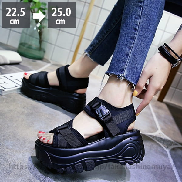 スポーツサンダル 厚底レディース 厚底サンダル ビーチサンダル 軽量 レディース ビーチサンダル 厚底靴 靴 ベルクロ スニーカー スポーツ サンダル 歩きやすい アウトドア 美脚効果 カジュアル サンダル シューズ 送料無料