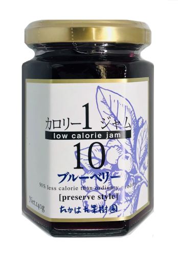 カロリー1/10ジャム ブルーベリー　低カロリージャム　カロリージャム　カロリーオフ　フルーツジャムのサムネイル