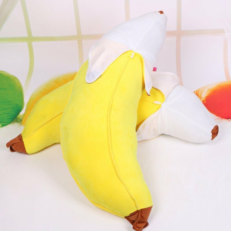 ぬいぐるみ バナナ 抱き枕 果物シリーズ 食店飾り インテリア おしゃれ クリスマス 誕生日プレゼント 70cm