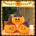 ぬいぐるみ かぼちゃ 抱き枕 ハロウイン お祝い 会場飾り 店飾り 記念品 プレゼント 23cm(3)