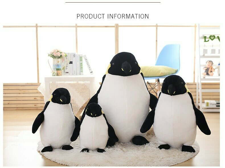 ペンギン ぬいぐるみ ペンギン リアル 可愛い 抱き枕 クッション おもちゃ ふわふわ インテリア プレゼント 80cm