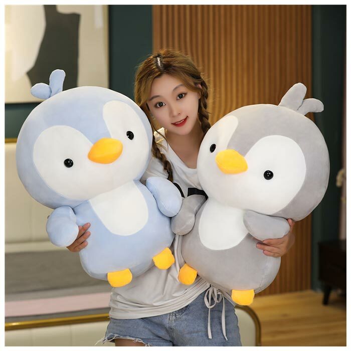海洋生物 ペンギン ぬいぐるみ 抱き人形 おもちゃ ふんわり 柔らかい まん丸 かわいい 子供 彼女 クリスマス 誕生日 記念日 お祝い プレゼント ギフト 35CMの商品画像 2