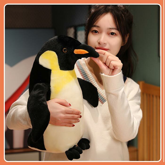 ペンギン ぬいぐるみ ペンギン リアル 抱き枕 かわいい ふわふわ インテリア 　手触りいい お祝い ギフト 35cm