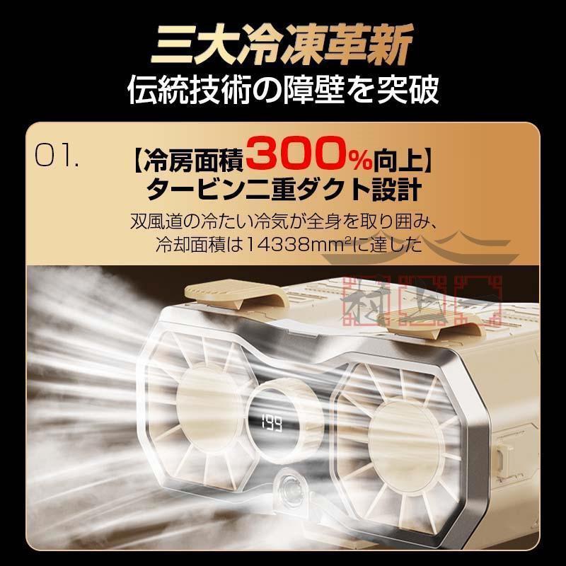 腰掛け扇風機 首掛け 20000mAhモバイル 24時間動作 バッテリー内蔵 風量199段階 双風口 強力 小型 静音 照明 懐中電灯 dcモーター 携帯 冷風機 熱中症対策 送料無料 父の日