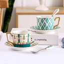 コーヒーカップ セット マグカップ アフタヌーンティー ティーカップ 紅茶 北欧 カップ&ソーサー&匙 陶器 おしゃれ 人気 コップ プレゼント ギフト