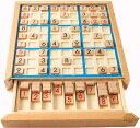 ナンプレ 玩具 初心者 簡単 知育玩具・学習玩具 小学生 木製 ナンバープレース数独 ナンプレ 引き出し付きボードゲーム (カラフル) - 数学脳ティーザー お...
