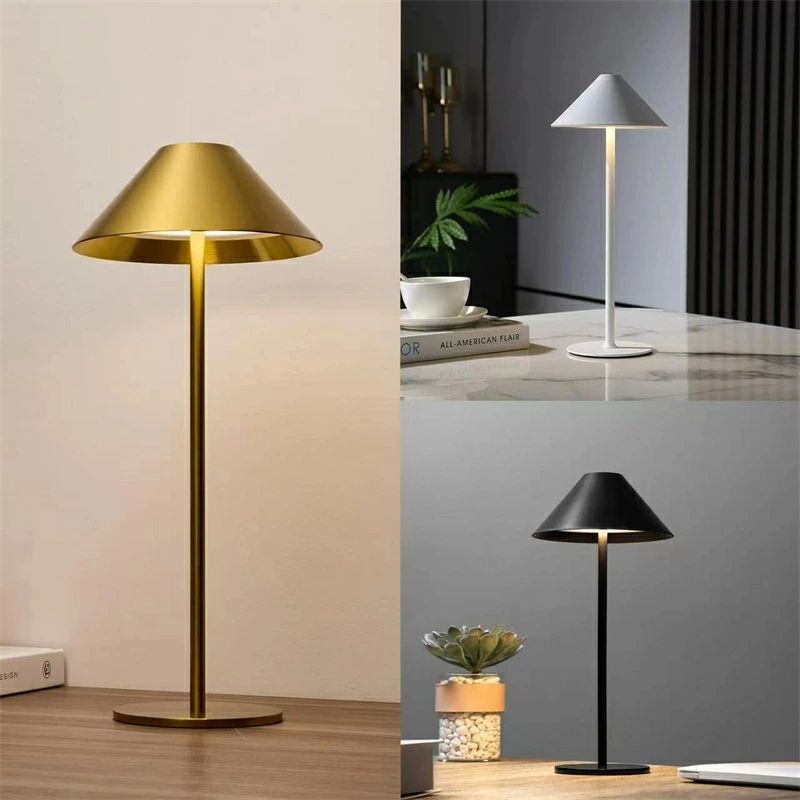 ナイトライト LED 調光 タッチ調光 間接照明 おしゃれ 置き型 テーブルランプ 4000mAh 充電式 卓上ライト、3色切替・無段階調光・ コードレス テーブルランプ タッチコントロール LED デスクライト ベッドサイドランプ寝室/ダイニングテーブル/キャンプ