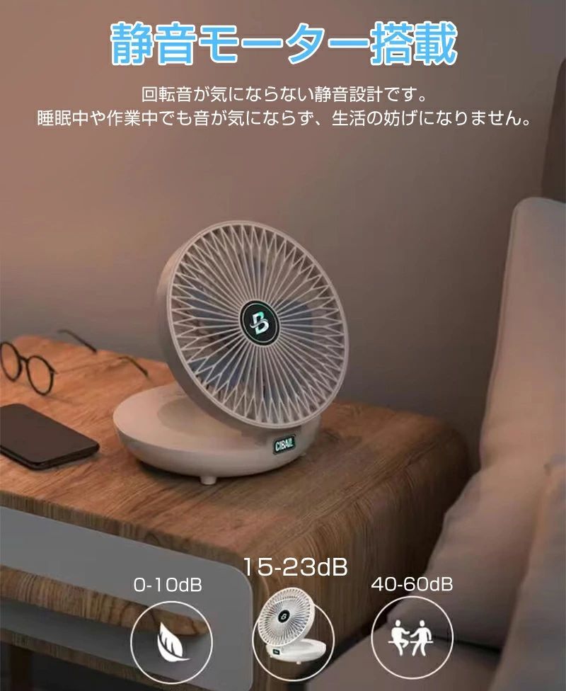 洗面所 トイレ用 扇風機 小型 吊り下げ 扇風機 1台3役 手持ち 卓上置く 壁掛け コードレス 強力 静音USB 充電式コードレス小型扇風機 冷却プレート手持ち扇風機 可愛い壁掛け扇風機 シンプル強力台所 寝室 トイレ 工具不要小型 卓上4000mAh熱中症対策