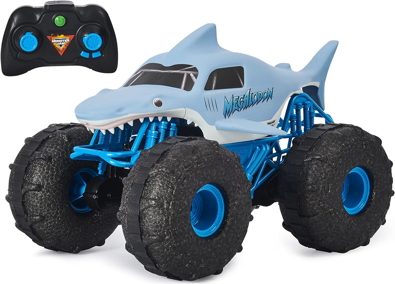 楽天タカミトレード水上も走れる！　Monster Jam モンスター・ジャム 公式 Megalodon Storm メガロドン・ストーム 全地形対応 リモコン モンスタートラック スケール1:15 RC ラジコン　クリスマスプレゼント 誕生日　プレゼント ギフト おくりもの 女の子 男の子 入園 入学