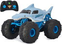 水上も走れる！　Monster Jam モンスター・ジャム 公式 Megalodon Storm メガロドン・ストーム 全地形対応 リモコン モンスタートラック スケール1:15 RC ラジコン　クリスマスプレゼント 誕生日　プレゼント ギフト おくりもの 女の子 男の子 入園 入学