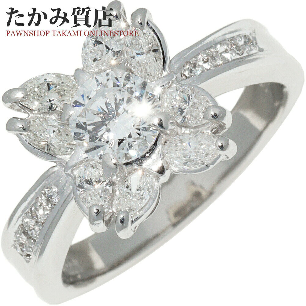 Rakuten - 指輪(リング) Pt900 ダイヤ0.55ct ダイヤ0.57ct 11号