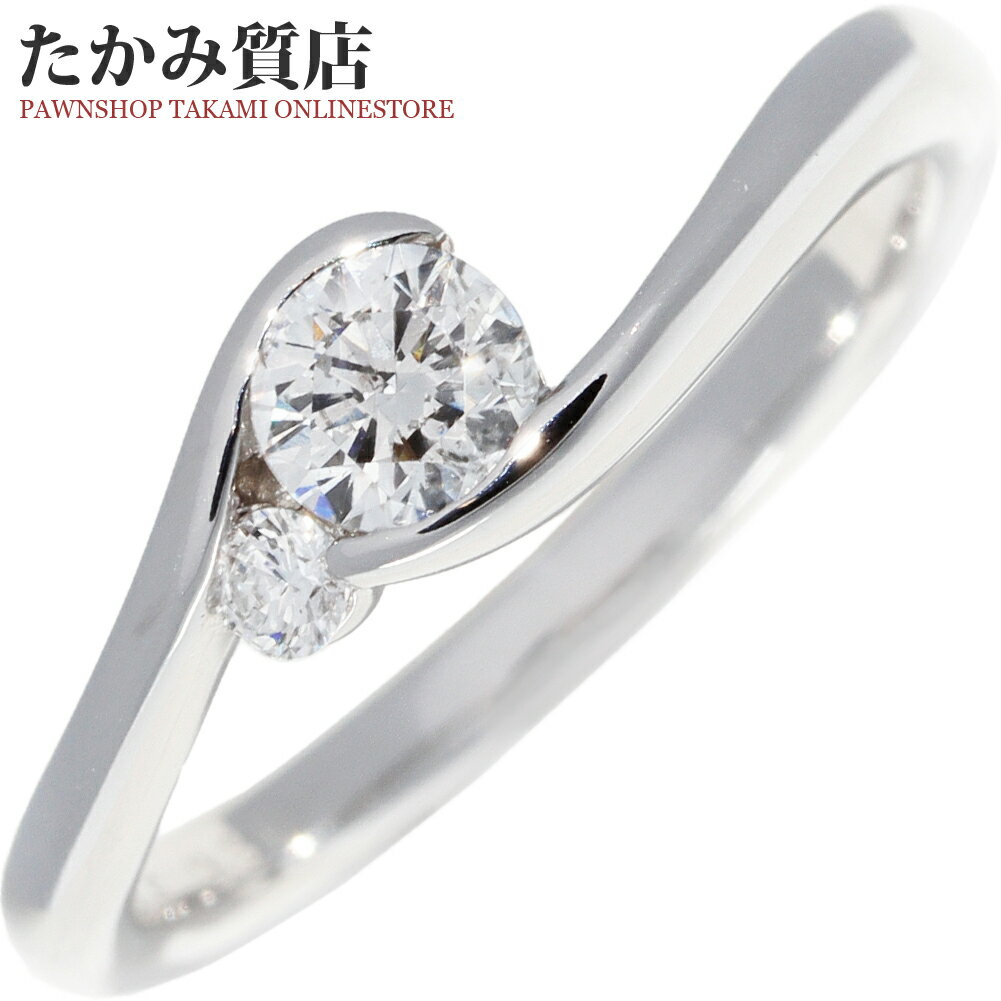 Rakuten - 指輪(リング) Pt900 ダイヤ0.30ct/ダイヤ0.05ct 10号