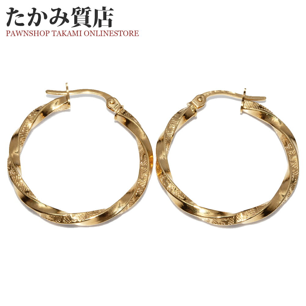 ウノアエレ フープピアス K18YG