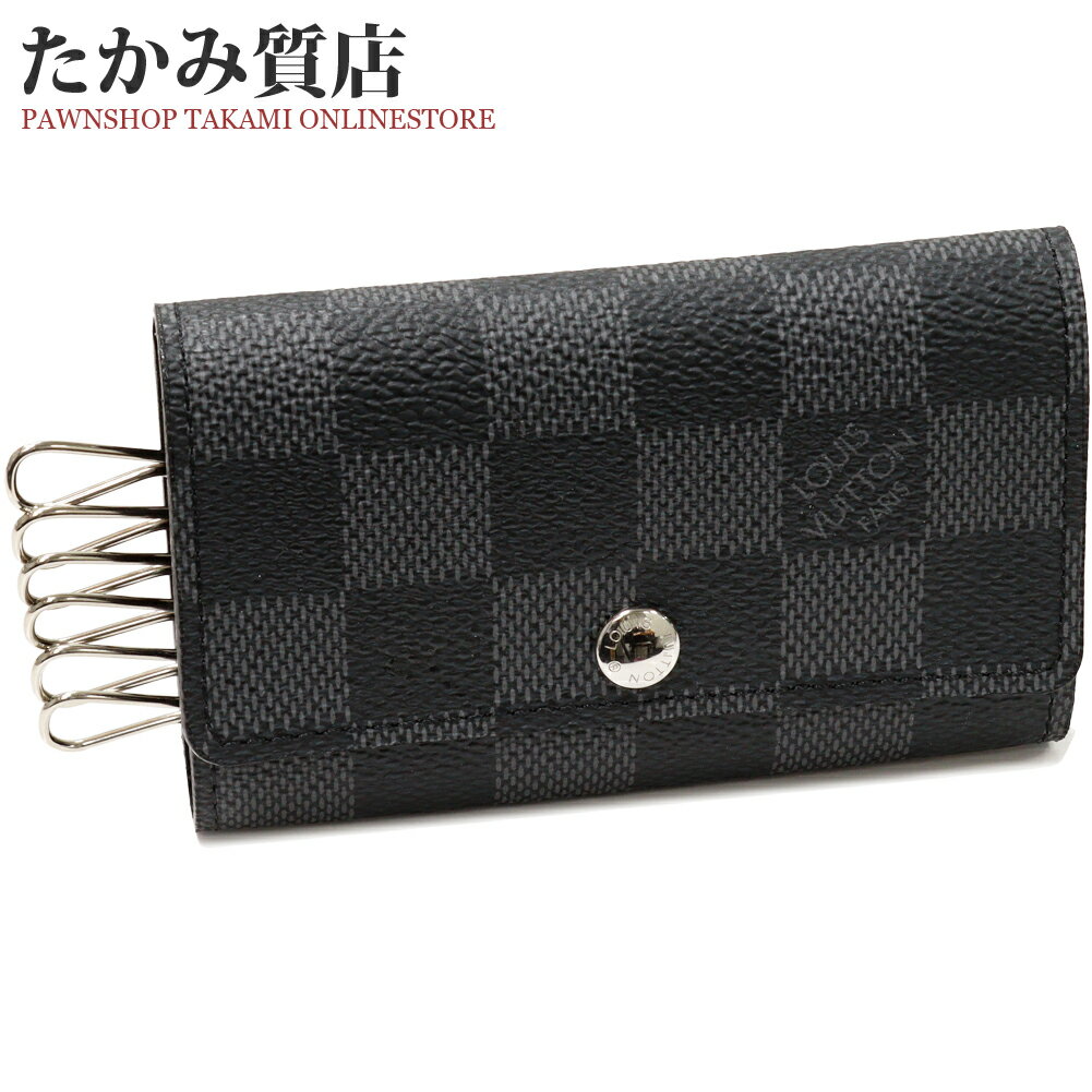 ルイヴィトン 6連キーケース ダミエグラフィット ミュルティクレ6 N62662