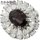 指輪 Pt900 アレキサンドライト4.728ct ダイヤ3.56ct 12号