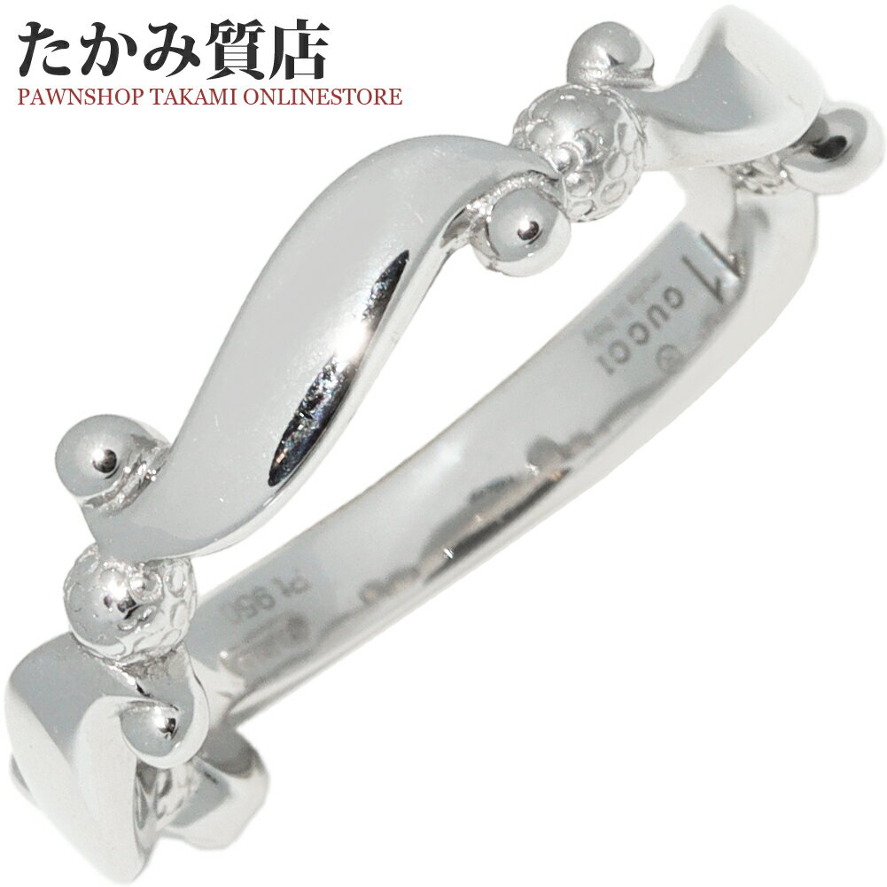 グッチ 指輪 Pt950 ブライダルリング 日本限定 #11(10.5号)