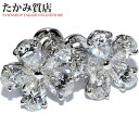 ブルガリ ピアス K18WG ダイヤ10P(合計約7.62ct)(0.90ct(E-VS2-VERYGOOD-NONE)他) フローラ フラワーピアス