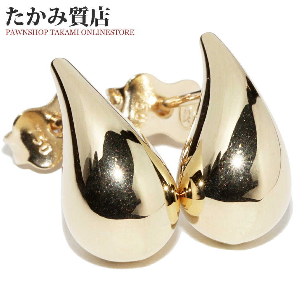 Rakuten - ピアス K18YG ドロップ 雫