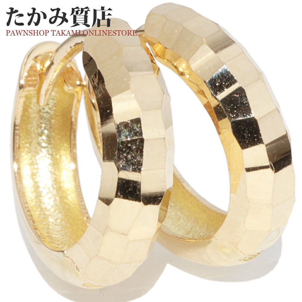Rakuten - ピアス K18YG フープピアス
