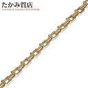 ティファニー ブレスレット K18YG Tチェーン ブレスレット 幅7...(4)