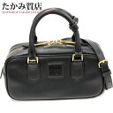 ミュウミュウ ハンドバッグ ショルダーバッグ アルカディ レギュラー レザー 黒 ゴールド金具 2WAY 5BB142_2CR3_F0002_V_OON