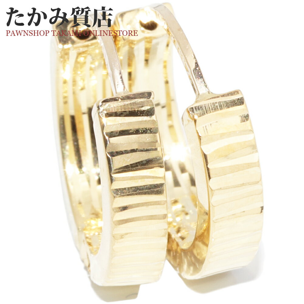 Rakuten - ピアス K18YG フープピアス
