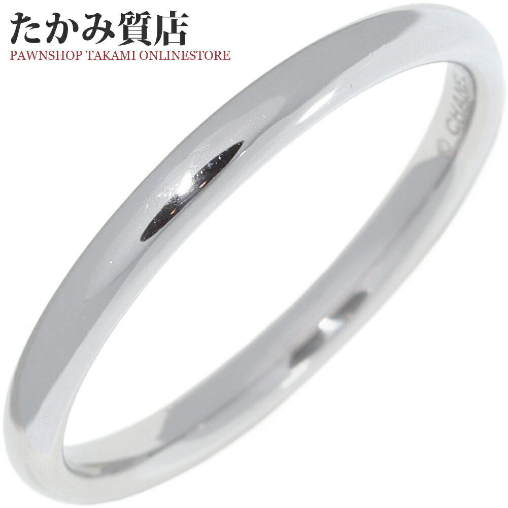 シャネル 指輪 Pt950 ジョン パリジャン マリッジリング J0901 #58(約17.5号)