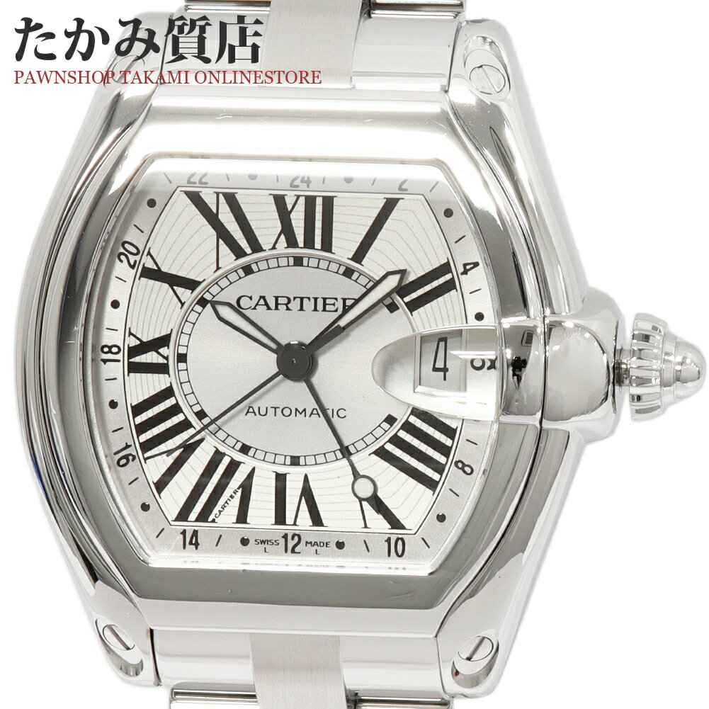 Roadster - カルティエ ロードスター XL GMT W62032X6 メンズ