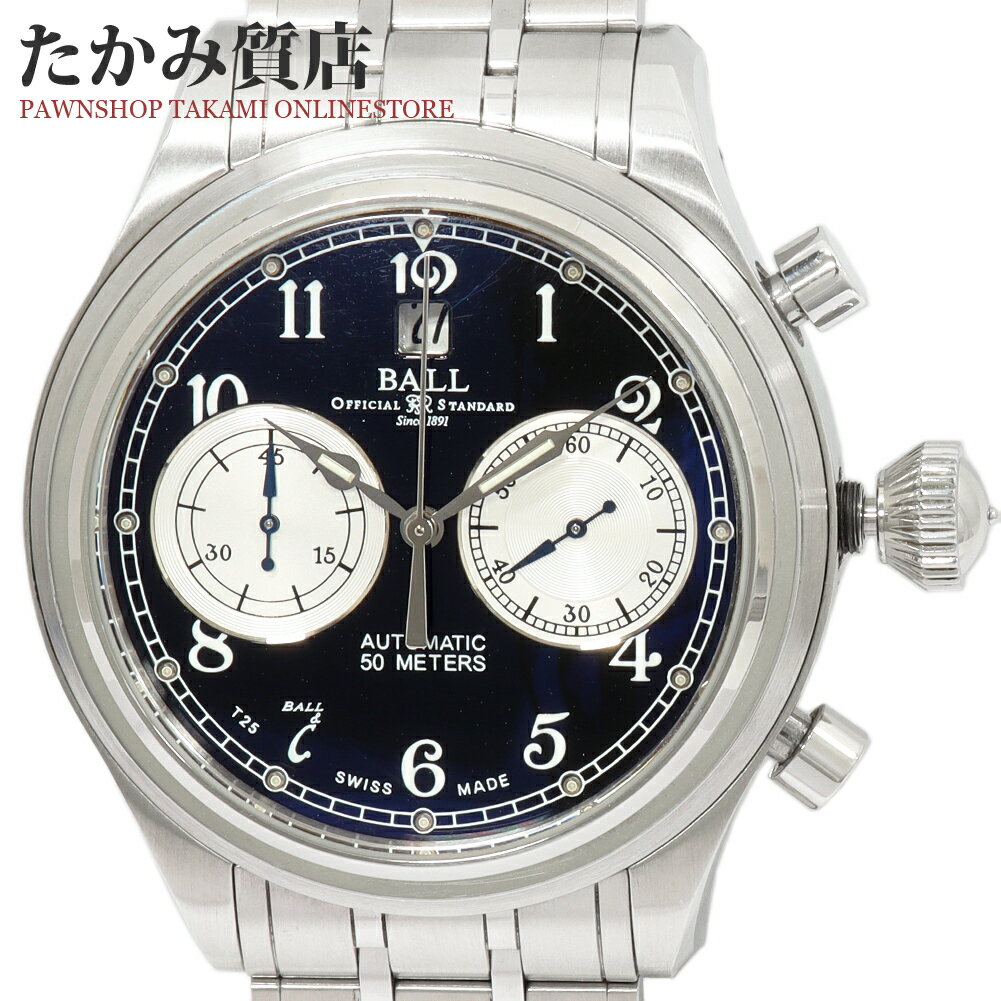 IWC - ボールウォッチ トレインマスター キャノンボール CM1052D-S1J-BK メンズ