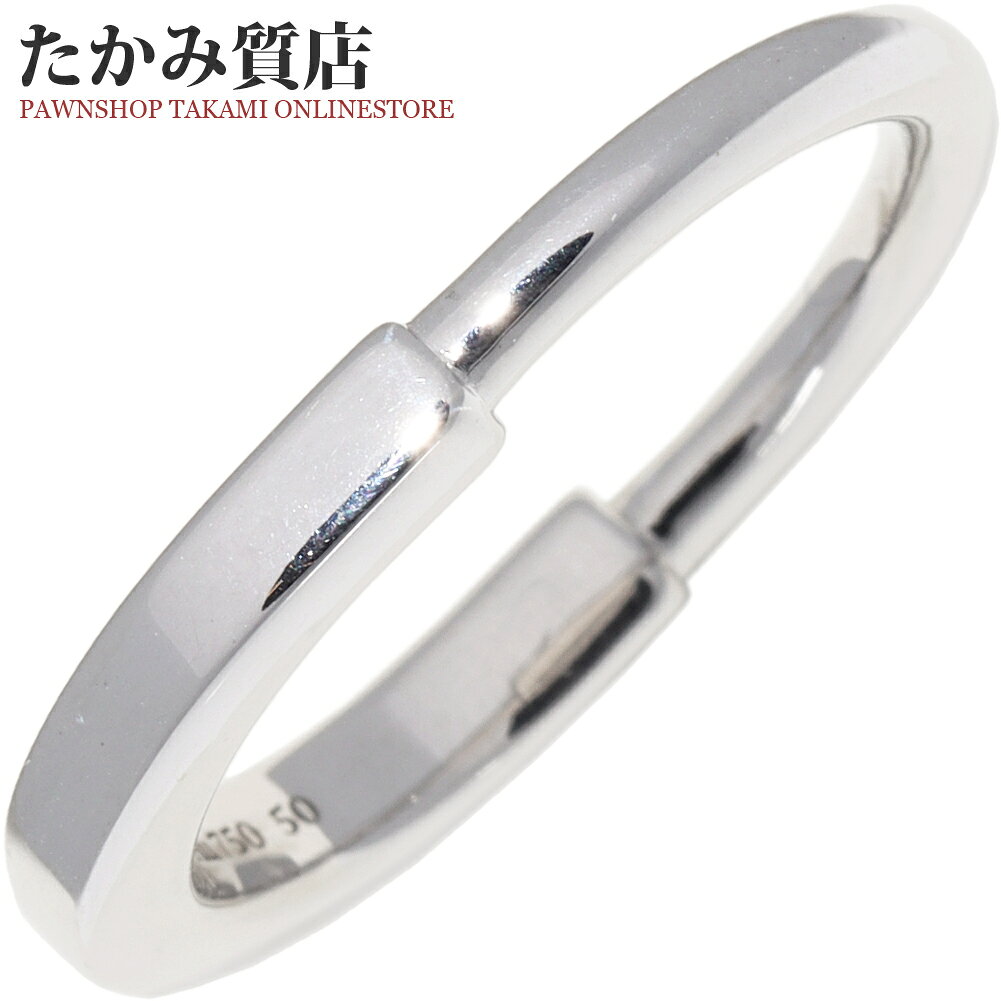 Rakuten - ティファニー 指輪 K18WG ロックリング 約13号