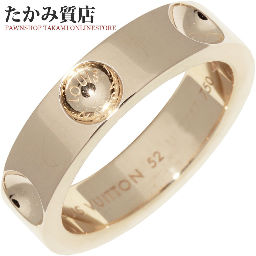 Rakuten - ルイヴィトン 指輪 K18YG プティット バーグ アンプラント リング Q9126F #52(約12号)