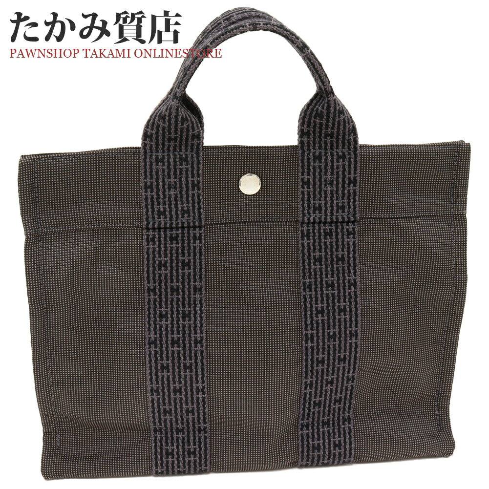 Rakuten - エルメス トートバッグ ハンドバッグ エールライン トート PM キャンバス グレー