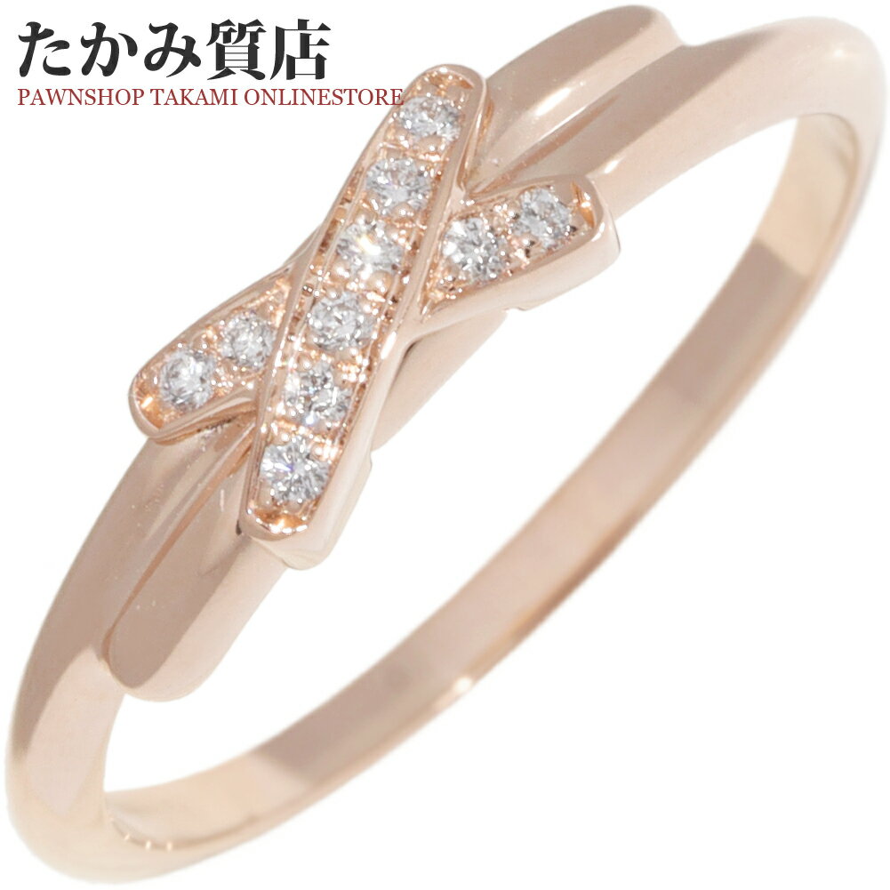 Rakuten - ショーメ 指輪 K18PG ダイヤ10P(0.05ct) ジュ ドゥ リアン リング 幅1.5ミリ 082218 #50(約10号)
