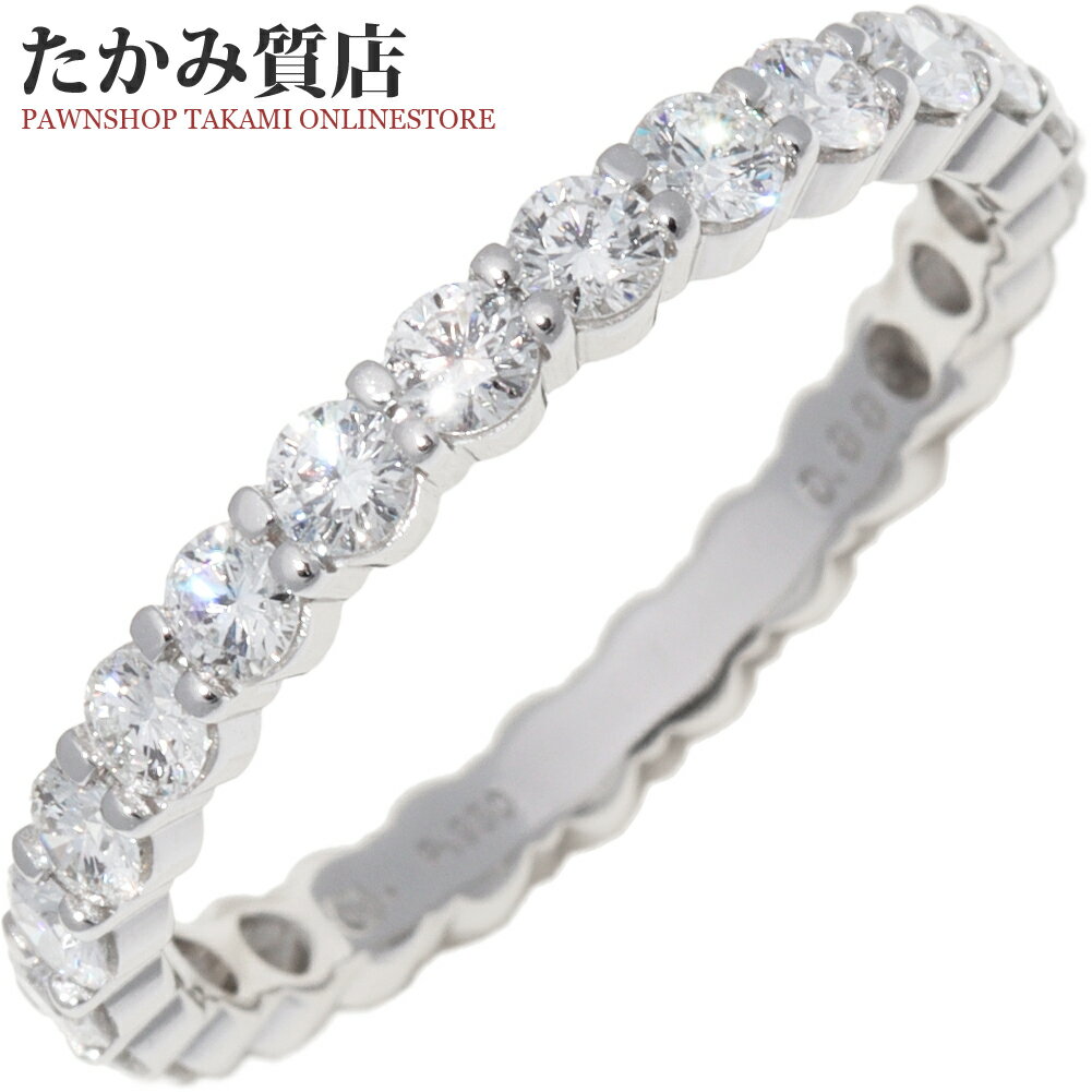 Rakuten - ミキモト 指輪 Pt950 ダイヤ0.88ct フルエタニティリング 幅2.3ミリ 10号