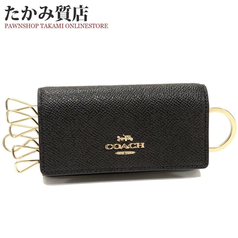 COACH キーケース F39046 新品 シグネチャー×星柄 ♡レディース♡ COACH（コーチ） ☆COACH☆ ファイブ リング キーケース シグネチャー