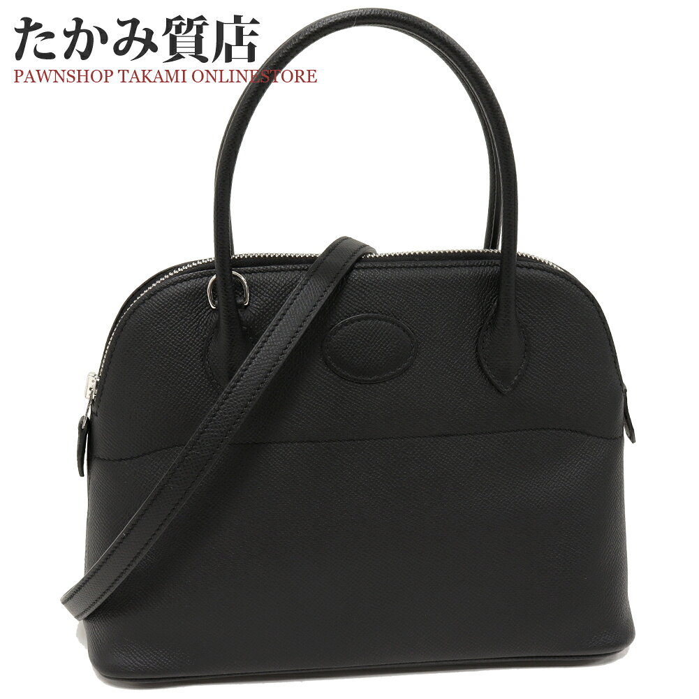 Rakuten - エルメス ハンドバッグ ショルダーバッグ ボリード27 エプソン 黒 シルバー金具 2WAY