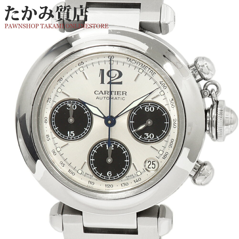 カルティエ パシャ C クロノ W31048M7 兼用
